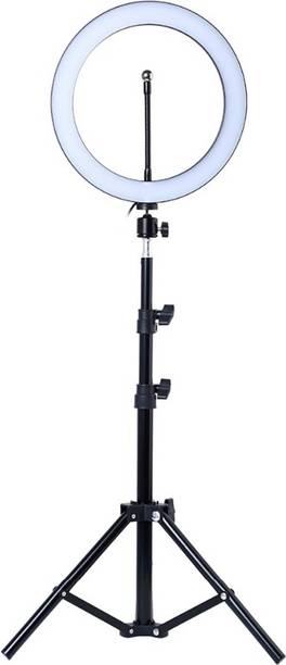 SONVI 10" Ring Light with Tripod Stand Dimmable Selfie Ring Light LED Ringlight Ring Flash