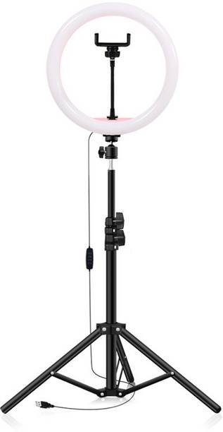 Wrapo Selfie Ring Light with Tripod Stand and Phone Holder, 10 inch Ring Flash