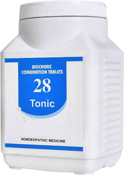 Bakson's Homoeopathy Biochemic Combination Tablets # 28 (Tonic) Tablets