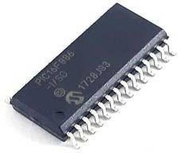 ZConnect PIC16F886-I/SO | Flash-Based 8-Bit CMOS Microcontroller | 28 Pin SMD | SSOP | Pack of 3 Input/Output Processor