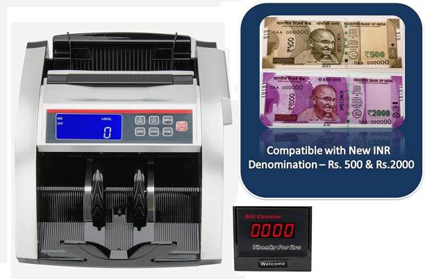 Stok ST-MC03 LCD Display Counterfeit Detector UV & MG Cash Bank Detector Note Counting Machine