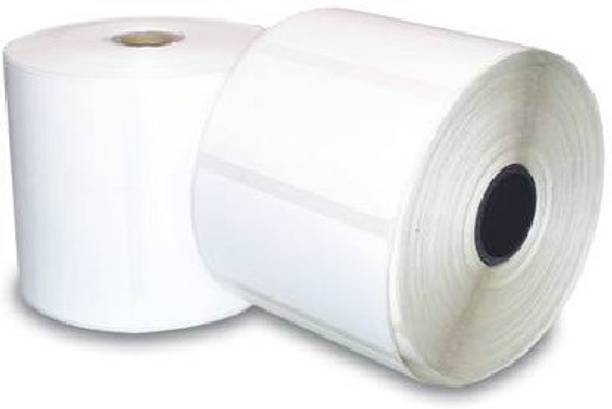 Sevensoft Deveopers 50X25MM Dubble Paper Barcode Label (2X1 INCH) Self-Adhesive Paper Label