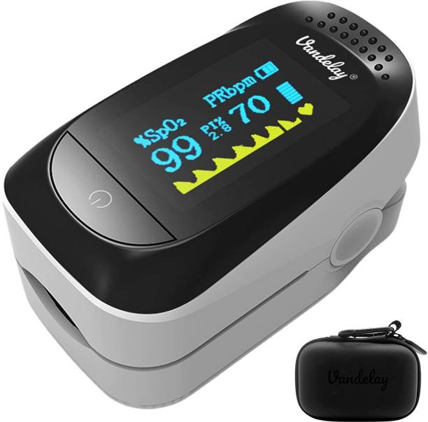 Vandelay VPO6 Pulse Oximeter Digital Fingertip - VPO6 - Blood Oxygen SpO2 & Pulse Monitor FDA & CE - Professional Series. Pulse Oximeter