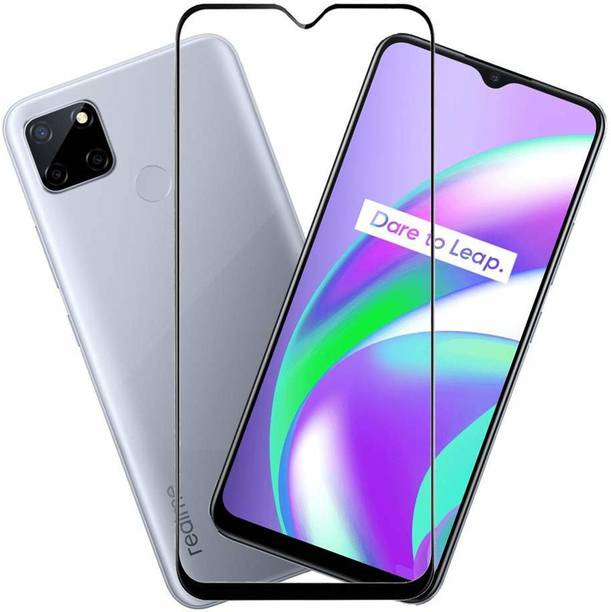EITANSHA CREATION Edge To Edge Tempered Glass for Realme C12