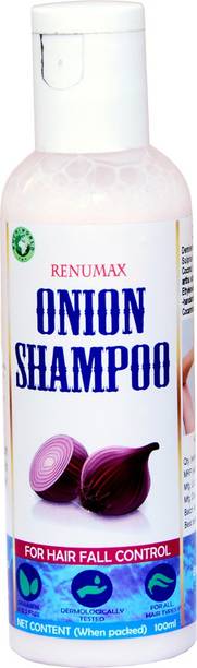 RENUMAX Onion- Hair Shampoo || Hair Growth || Hair Fall Control ||Suitable for All Type Hair || Sulphates & Parabens Free || Anti Hair fall Shampoo For Men & Women[PACK OF ONE]