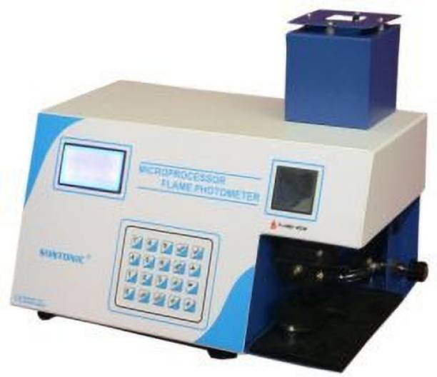 sky technology india STI 486 MICRO Clinical Microprocessor Flame Photometer with Sodium (Na),Potassium (K),Barium (Ba) Spectrophotometer