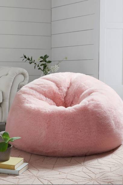 mollismoons XXL Chair Bean Bag Cover  (Without Beans)
