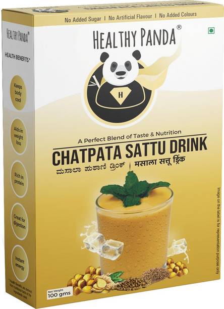 HEALTHY PANDA Chatpata Sattu Drink / Sattoo Drink/Natural Weight loss drink (400 gms) 100 X 4 Energy Drink