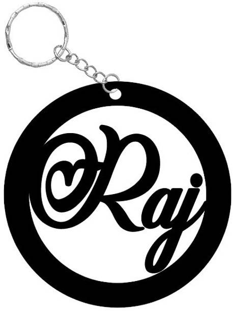 SY Gifts SYG Raj Name Keychain 114 Key Chain