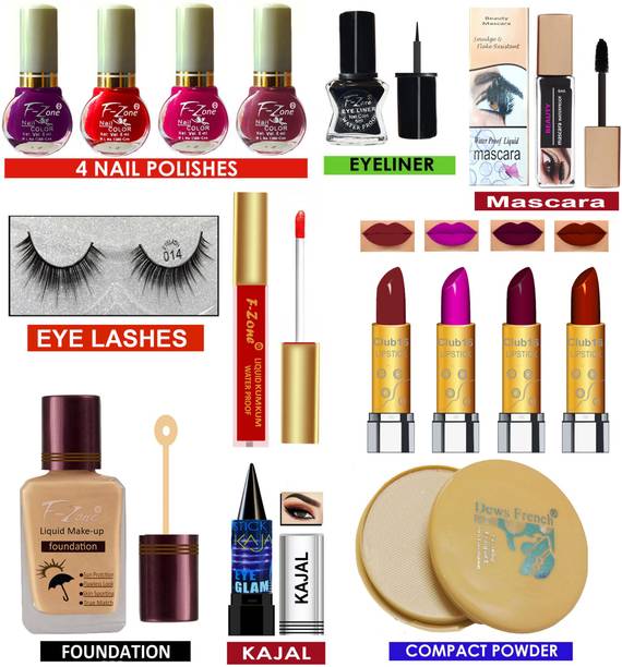 CLUB 16 Makeup Kit Of 15 Makeup Items 77