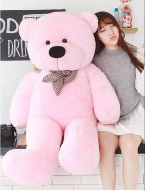 RIDDHI 3 Feet stuffed Soft Teddy Bear Pink (91 cm) - 91 cm (Pink)  - 91 cm