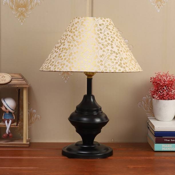 foziq Modern Stylo Designer Table Lamp (34.5 cm, Gold)