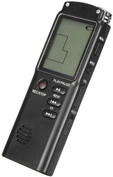 TFG T60 8GB LCD Display MP3 Player Voice Recorder USB Professional Dictaphone Digital Audio Voice Recorder with WAV MP3 Player | Inbuilt 8GB Memory | Rechargeable | Spy Product 8 GB Voice Recorder