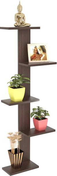 BLUEWUD Alaire Engineered Wood Open Book Shelf
