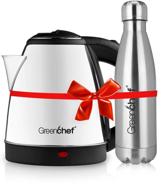 Greenchef Kettle1.5 & Hot and Cold Water Bottle 500Ml Electric Kettle