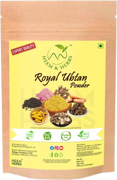 Heem and Herbs 100% Natural Royal Ubtan Powder Pack of 1