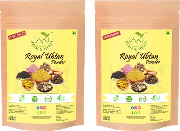 Heem and Herbs 100% Natural Royal Ubtan Powder Combo pack of 2