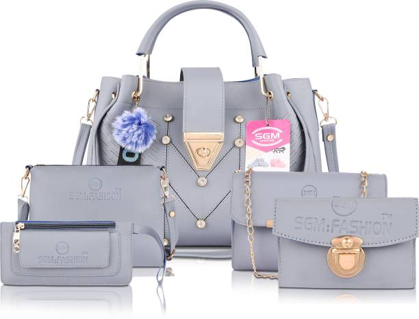SGM Fashion Women Grey Handbag