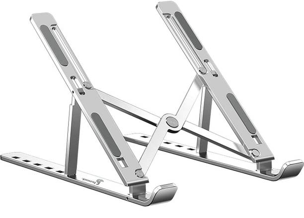 FIVANIO Laptop Stand Computer Tablet Stand Adjustable Aluminum Portable Desktop Stand Zigzag Height Adjustable Ventilated Aluminium Laptop Stand/Rise Laptop Stand