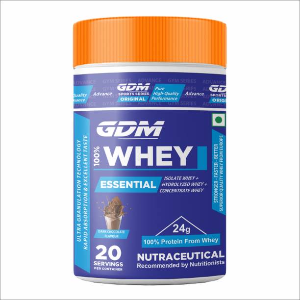 gdm nutraceuticals llp 100% WHEY ESSENTAIL With Isolate, Hydrolyzed and Concentrate Whey Protein