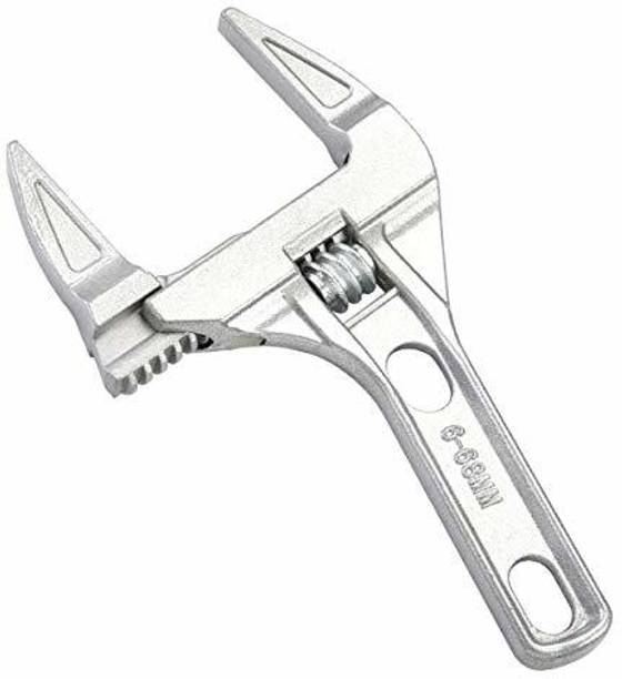 uptodateprouducts Aluminum Alloy Quick Small Short Handle Sanitary Adjustable Wrench 6-68mm 6-68mm Single Sided Pipe Wrench