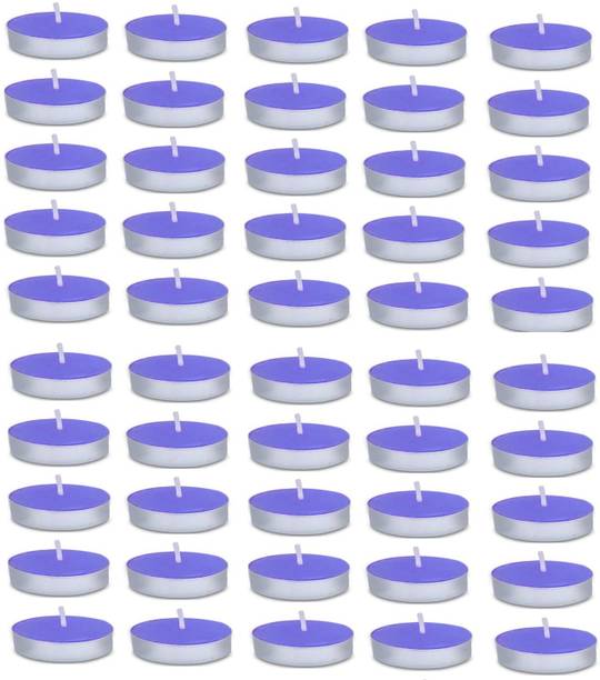 AuraDecor Pack of 50 Fragrance Tealights Lavender Candle