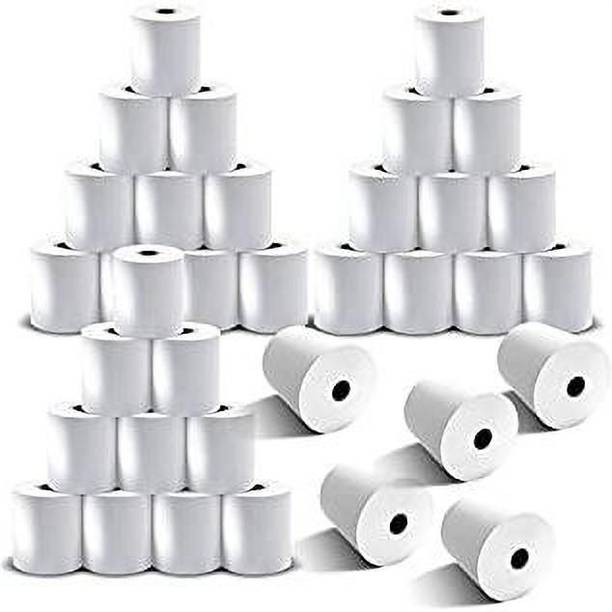 AJ 2 inch 58 mm -25 mt Thermal Paper Rolls for All Billing Machines/Cash registers/Bluetooth Printers etc (set of 10 roll) Thermal Cash Register Paper