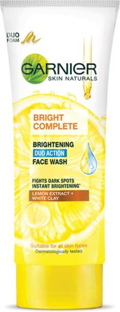 GARNIER Bright Complete BRIGHTENING DUO ACTION , 100g Face Wash