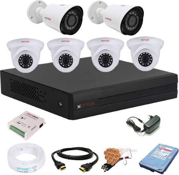 CP PLUS 8 Channal 5 MP H.265+ HD DVR 1Pcs,Outdoor Camer...