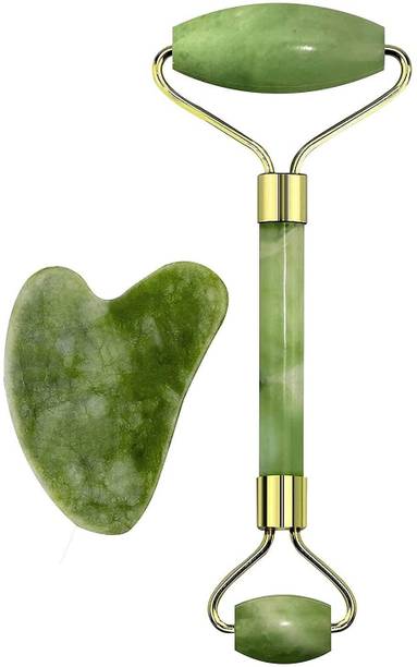 fashion storm Jade-02 Jade Roller + Guasha Set Massager