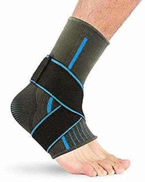 GymWar Ankle Brace With Straps, Sport Ankle Brace Adjustable foot Sleeves Ankle Support