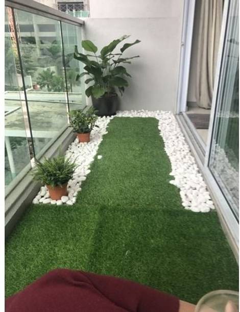 Garbnoire High Density Super Soft Artificial Grass for Lawn, Garden, Balcony, Terrace, Door, Artificial Grass for Indoor and Outdoor (2.5 * 2.5 (feet)) Artificial Turf Sheet