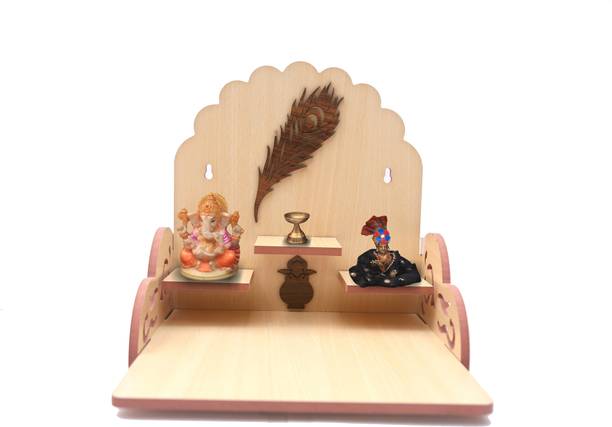 Rudrax Wooden Singhasan Temple for God, Laddu Gopal Sinhasan for Pooja Mandir, Singhasan for Diwali, Durga Pooja, Navratri, Ganesh Chaturthi Engineered Wood Home TempleWooden Plywood Mandir Pooja Room Home Decor Office OR Home Temple Wall Hanging Product Art and Craft Wooden Temple for Use Office/Home/Room Home Temple. Engineered Wood Home Temple