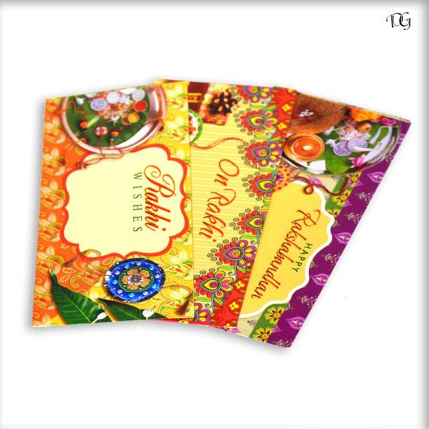DEE GEE Shagun Envelope for rakshabandhan Wallet Clutch Gifting Lifafa Envelopes (Pack of 1 Multicolor) Assembled 5 cm Pack of 1