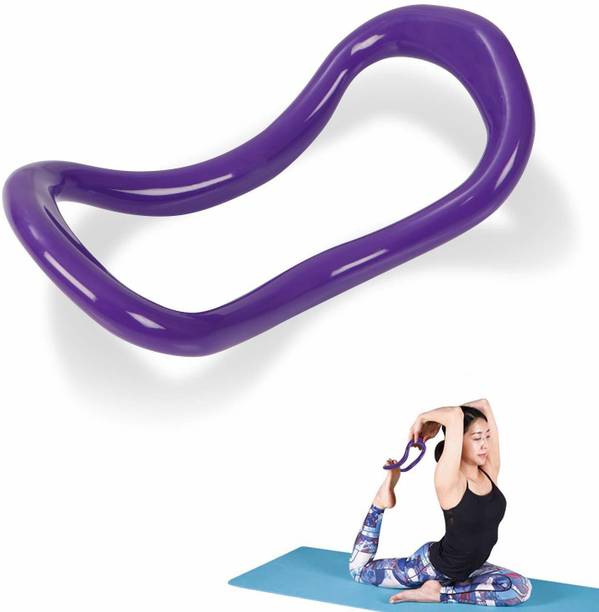 AMANZA Silicone Yoga Circle Stretch Fascia Massage Workout Pilates Ring Fitness Home Gym Accessories, Ring Pilates Ring Fitness Home Gym Accessories, 23 x 12 cm Pilates Ring