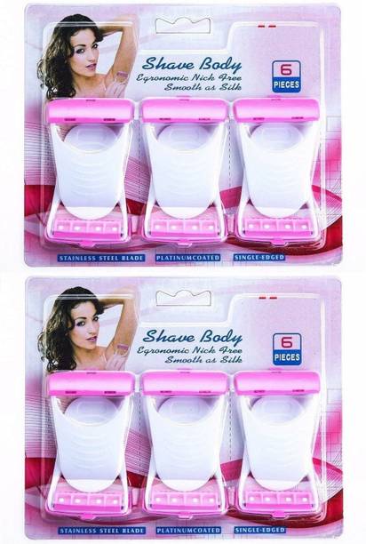 Matte Curve Body Shaver for Women Pack of 12  Shaver For Women