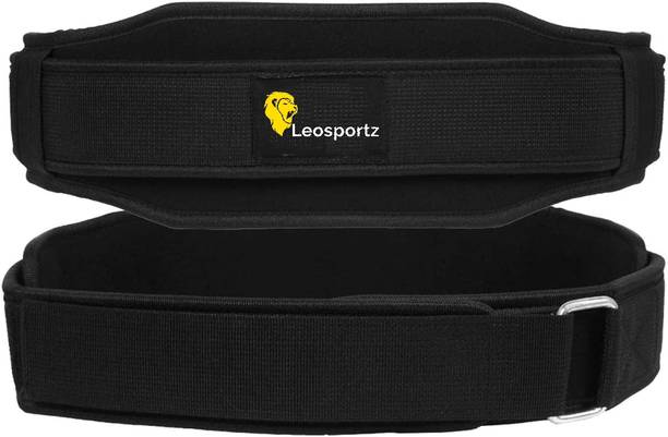 Leosportz Weightlifting Back Support Brace Adjustable Belt for Men & Women Back / Lumbar Support
