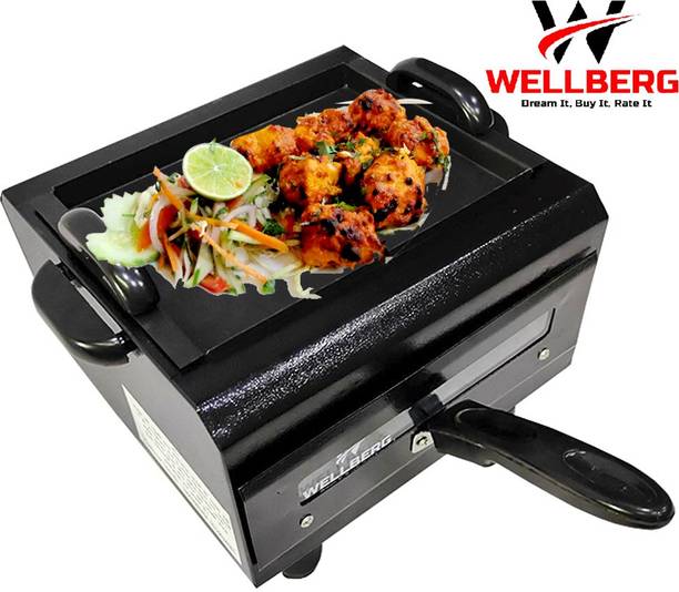 WELLBERG 2 IN 1 Electric Tandoor with Auxiliary Equipment (Black) (B Electric Tandoor
