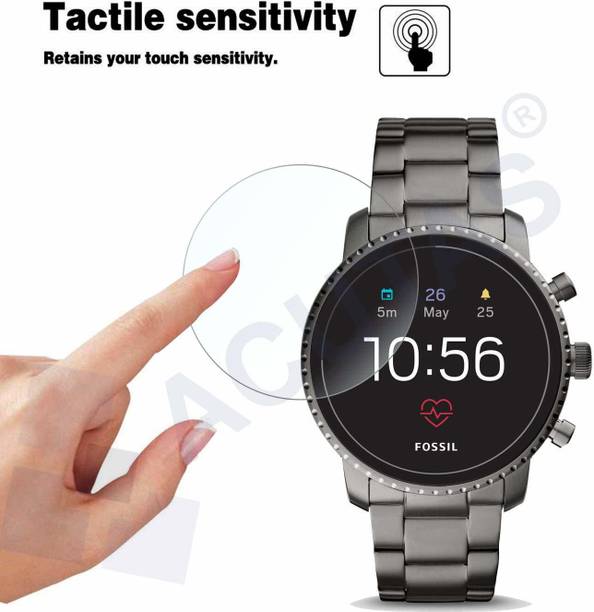 ACUTAS Edge To Edge Screen Guard for Fossil Gen 4 Q Venture, Fossil Gen 3 Q Explorist, Fossil Gen 3 Q Venture, Fossil Q Founder