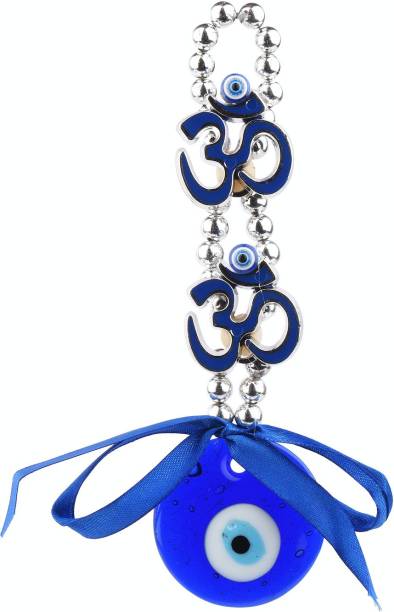 Ryme 2 Om Evil Eye Wall Hanging For Home/Office Decorative Showpiece  -  16 cm
