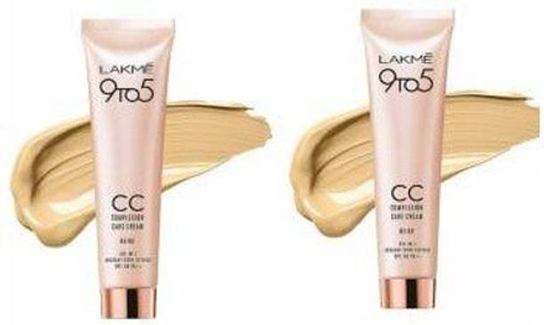Lakmé 9to5 CC Complexion Care Face Cream(For Fair Skin Tone) -Pack of 02 Foundation