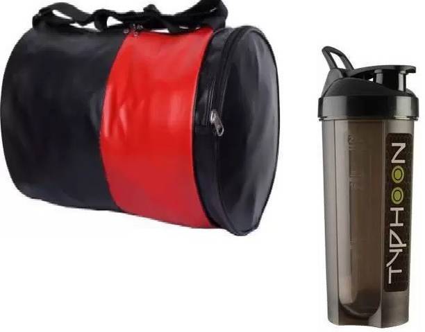 एम्मक्रैज़ Combo (BLACK&RED) gym bag with typhoon bottle gym shaker Home Gym Kit Gym &