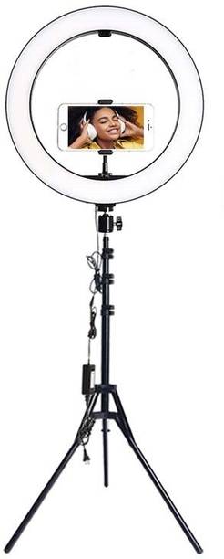 Wrapo Selfie Ring Light Tripod Kit, Phone Holder, Aluminum Stand Ring Flash