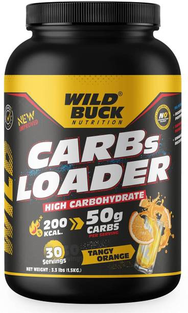 WILD BUCK Carbs Loader fuel your muscle Replenish muscle glycogen With full throttle Workout Weight Gainers/Mass Gainers