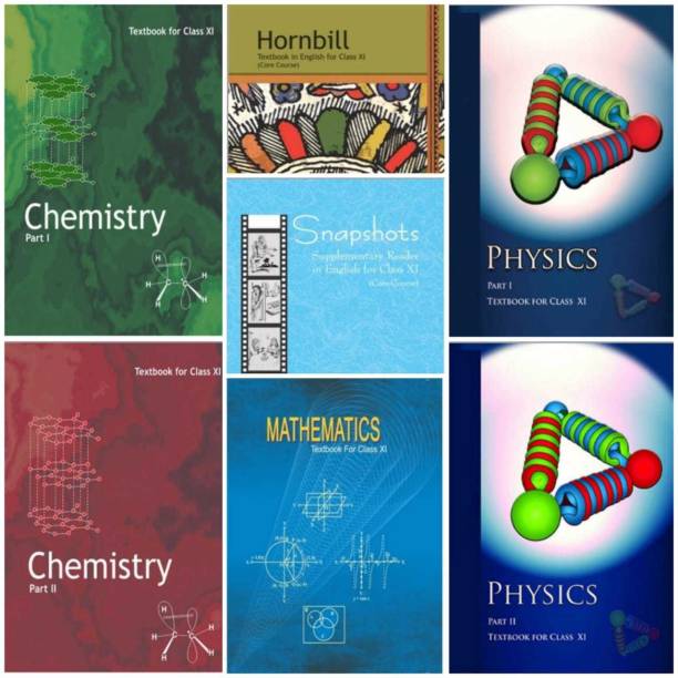 Ncert Science Book 11th Class Set 1. Physics Textbook Part1 And Part 2 2. ChemIstry Textbook Part 1 And Part 2 3. English Textbook Part1 And Part2 4.Mathematics Textbook (HARDCOVER) ENGLISH MEDIUM (Ncert Science 7 COMBO BOOK SET (PCM)