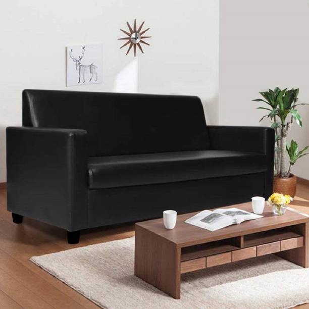 gnanitha Leatherette 3 Seater  Sofa