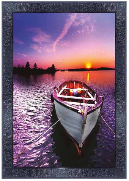 pnf Natural Landscape Scenery Wood Photo Frames with Acrylic Sheet (Glass) 6652 Digital Reprint 14 inch x 10 inch Painting