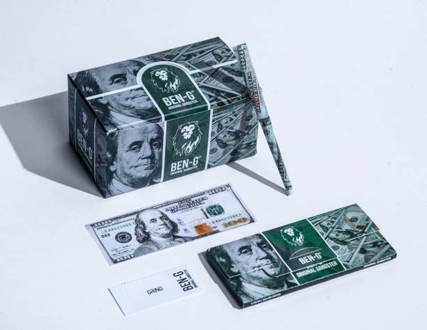 original gangster King Size Slim Unruled 110mm x 44mm 14 gsm Drawing Paper