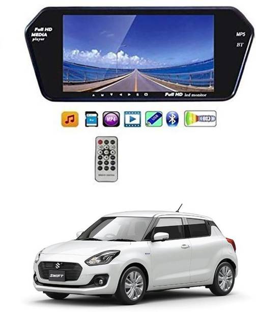 RKPSP 7 Inch 16:9 TFT LED Car Rearview Monitor Mirror with Touch Button For Swift New Universal For All Models Car Stereo
