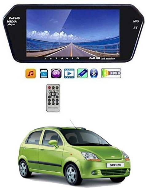 RKPSP 7 Inch 16:9 TFT LED Car Rearview Monitor Mirror with Touch Button For Spark Universal For All Models Car Stereo